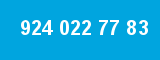 924 022 77 83 924 022 77 83